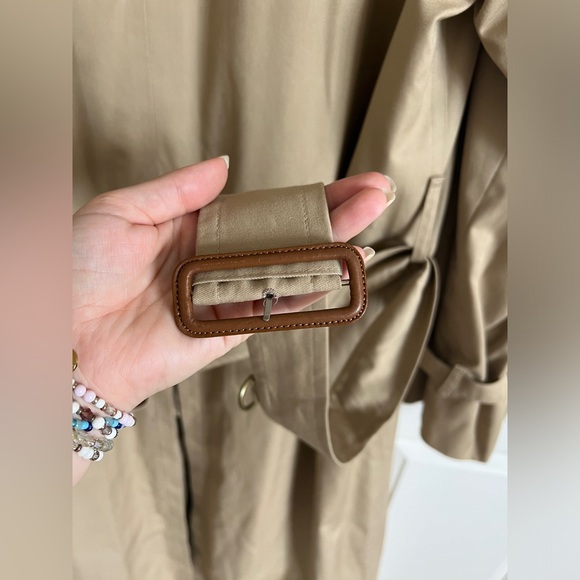 Vintage Burberry Long Kensington Heritage Trench Coat Wool Liner Men’s 42 Long - Picture 7 of 11